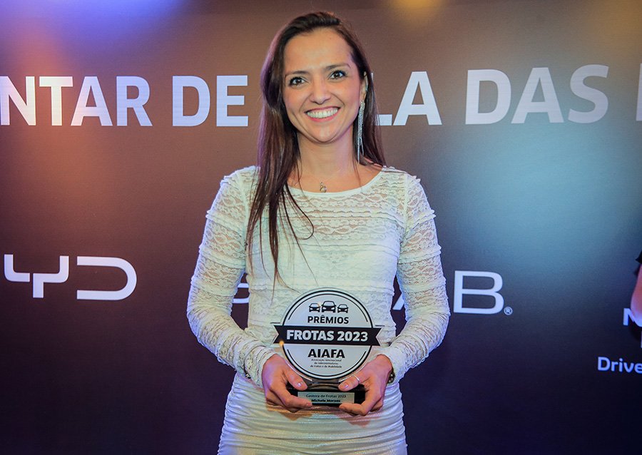Michele Moraes, a Gestora de Frotas do Ano 2023 Michele Moraes a Gestora de Frotas do Ano 2023