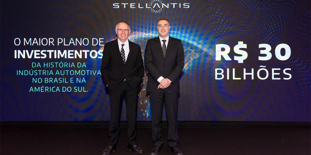 Stellantis anuncia investimento de R$ 30 bilhões na América do Sul